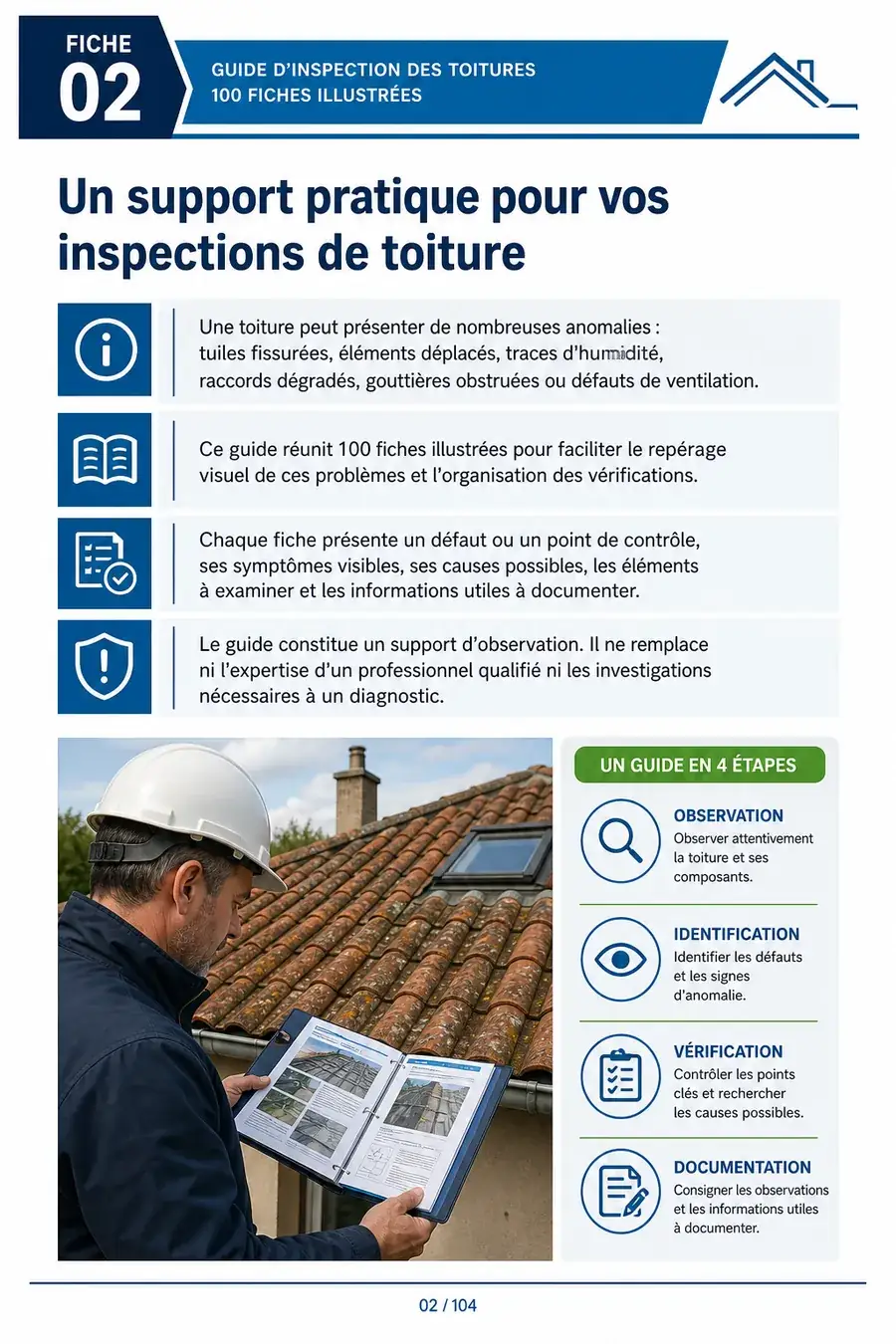 Page du guide d'inspection des toitures 2