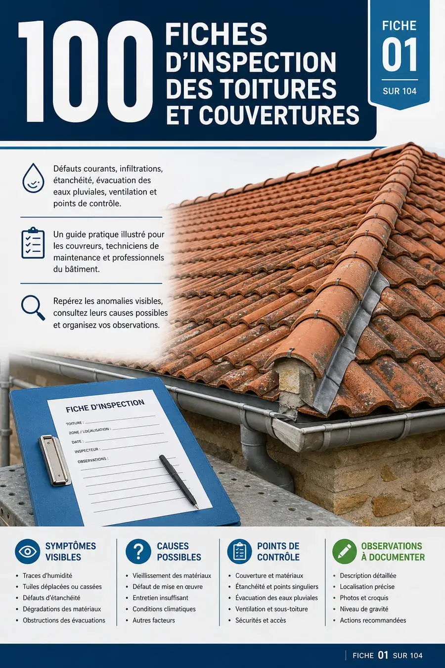 Page du guide d'inspection des toitures 1